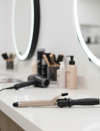 Kalın Bukleler İçin 25 mm Saç Maşası Seramik Plakalı 230 Derece