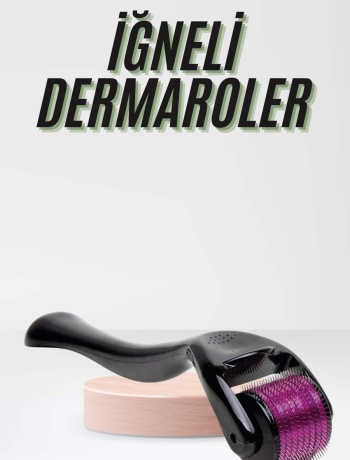 Saç Çıkarma Tarağı Dermaroller 540 Iğneli Roller 1 Mm Iğne Cilt Yüz Yenileme Bakım Seti
