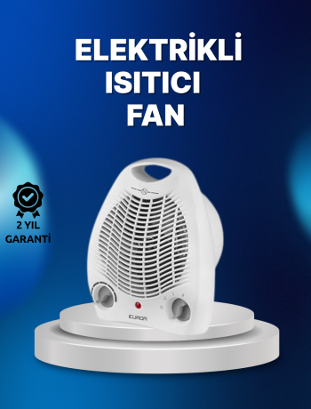 Mini Elektrikli Isıtıcı – 2000W Güç Fanlı Isıtma 3 Isı Modu