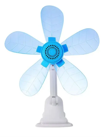 ALLY Klipsli Masaüstü Mini Vantilatör Fan 5 Yaprak 2024 Versiyon-(5775)