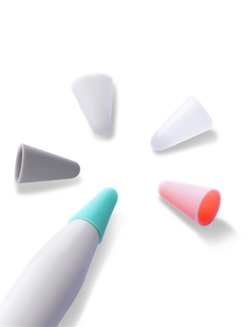 Dux Ducis Apple Pencil İçin Renkli Kalem Ucu 10x-(5775)