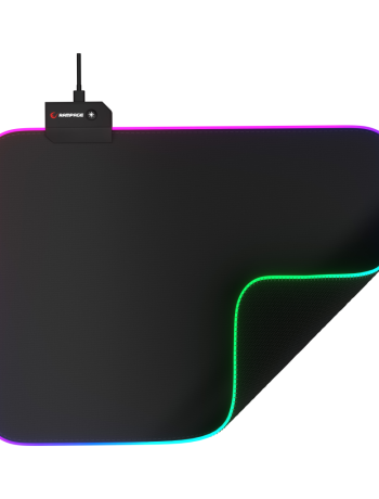 Rampage MP-21 PULSAR M RGB 252x328x3mm RGB Led Gaming MOUSE PAD (Siyah)(1923)