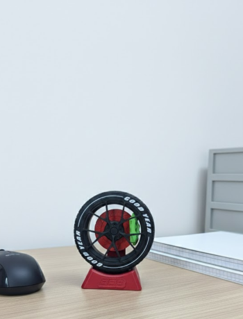 Jant Tasarımlı Masa Üstü Ofis Dekoru Spor Tasarım Aksesuar