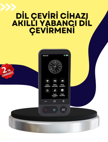 Fotoğraf Tanıma ve Konuşma Çevirili Akıllı Tercüman