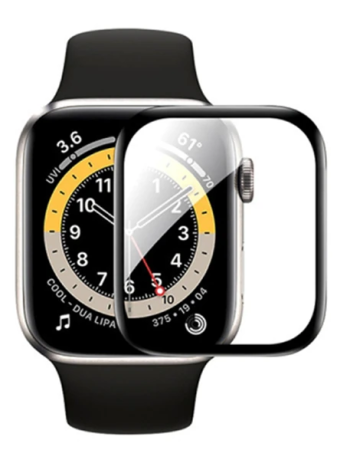 Apple Watch 7-8 41mm 3D PMMA Kavisli Full Cam Ekran Koruyucu PET-(5775)