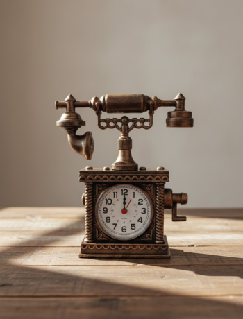 Minimal Tasarımlı Masa Saati Alarm Özellikli Şık Model