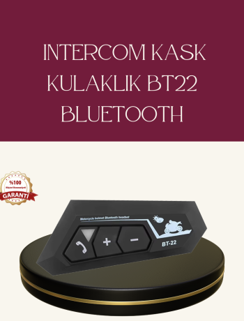 Motosiklet Sürüşleri İçin BT22 Kask Bluetooth Kulaklık Mikrofonlu