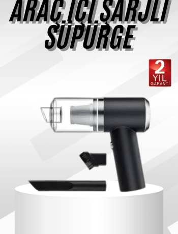 Oto Araç Ev Taşınabilir El Tipi Süpürge Mini Araç Süpürgesi Vakumlu