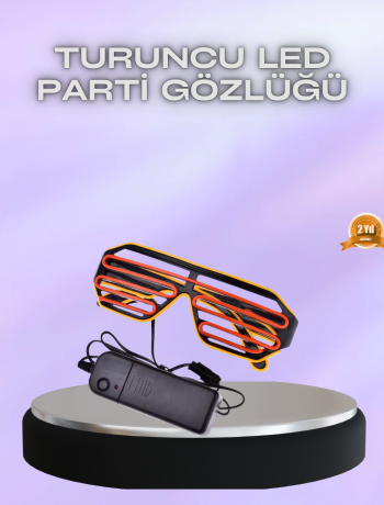 Parti ve Festival İçin LED Işıklı Eğlence Gözlüğü