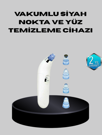 5 Kademeli Vakumlu Gözenek Temizleyici – Su Geçirmez ve Taşınabilir Siyah Nokta Cihazı