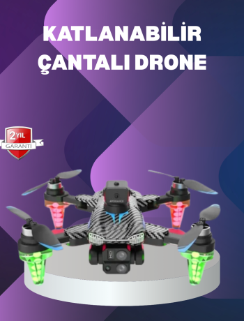 Katlanabilir Drone 1080P Kamera Full HD Çekim Hafif ve Taşınabilir