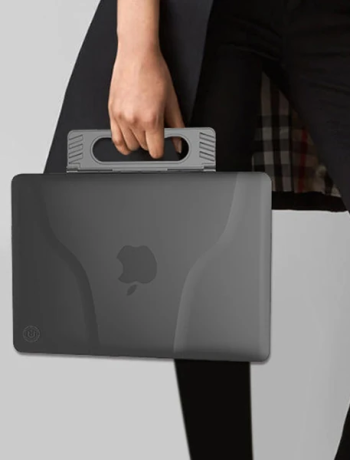 Ally Macbook Pro 13 A1706/1708/1989 Portatif Alt Üst Kılıf+çanta-(5775)