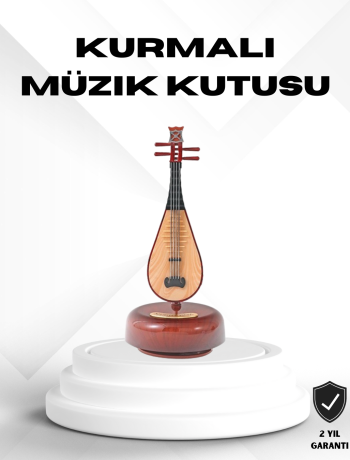 Figürlü Müzik Kutusu Zarif Melodili Dekoratif Model