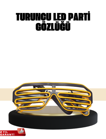 Enerjik Gece Etkinlikleri İçin LED Işıklı Gözlük