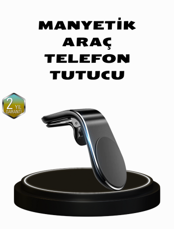 360° Dönebilen Manyetik Araç Telefon Tutucu Sarsıntısız ve Şık Tasarımlı
