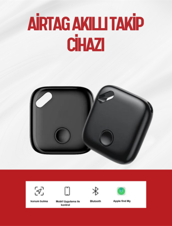 iOS & Android Uyumlu Smart Tag | Uzun Pil Ömrü | Bul Uygulaması ile Entegre Akıllı Takip Cihazı