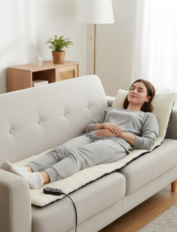 Isıtmalı Titreşimli Masaj Yatağı Tüm Vücut Rahatlatıcı Sistem