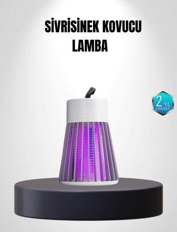 2000 mAh Şarjlı Sivrisinek Kovucu Lamba – Kimyasalsız Güvenli ve Taşınabilir