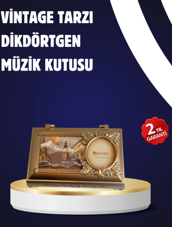 Piyano Tasarım Müzik Kutusu Balerin Figürü ve Takı Bölmeli