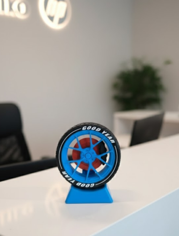 Modern Ofis Dekoru Jant Görünümlü Masa Üstü Aksesuar