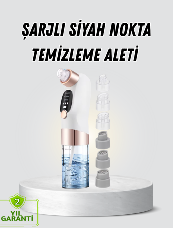 Vakum Teknolojili Siyah Nokta Temizleyici – Cilt Tonu Eşitleyen Masajlı Cilt Bakım Cihazı