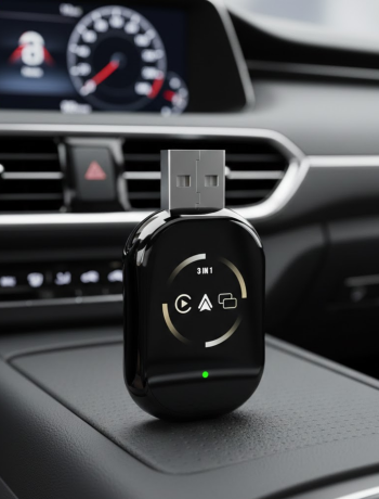 Kablosuz CarPlay Android Auto Adaptörü Otomatik Eşleşme
