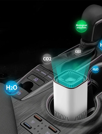 Ally K2 araç içm Mini Hava Temizleyici Araba Ev Ofis Taşınabilir Air Purifier-(5775)