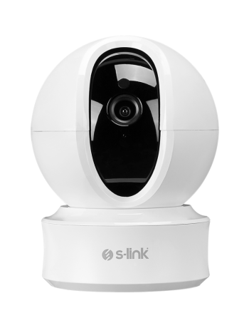 S-LINK SL-IND04 Ev/Bebek Güvenlik Kamerası WiFi 2Mpix 3.6mm Lens 10m. Gece Görüşü Hareket algılama İki Yönlü Ses Micro SD Kartlı TUYA Yazılım(1923)