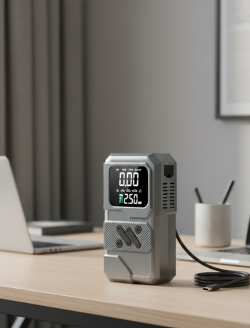 LED Işıklı Akü Takviye ve Lastik Şişirme Cihazı