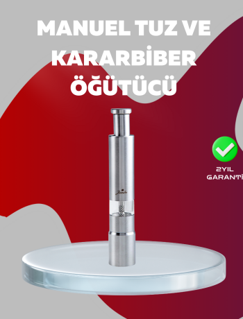 Ergonomik Tasarımlı Nem Geçirmez Kapaklı Baharat Öğütücü