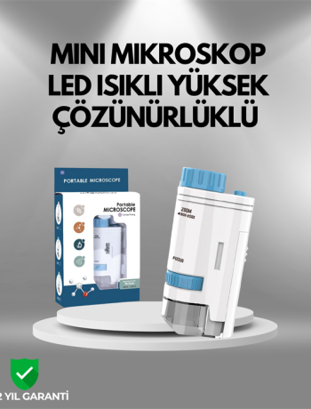 ABS Gövdeli Öğrenci ve Hobi Mikroskobu – Mavi Renk