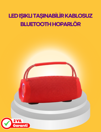 10W Güçlü Stereo Ses Sunan IPX6 Bluetooth Hoparlör