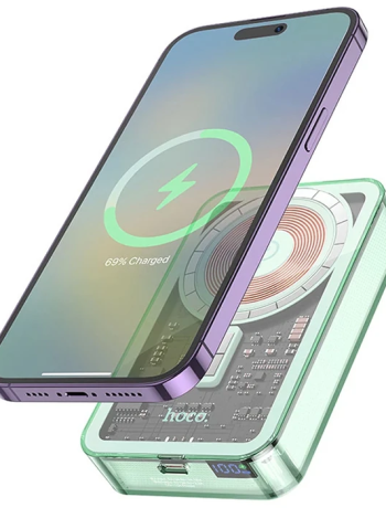 HOCO Q14A Ice Crystal 10000mAh PD20W Magsafe Uyumlu Manyetik Hızlı Şarj Powerbank-(5775)