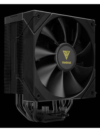 GAMDIAS BOREAS E2-410 Black Edition 120mm CPU Kule Tipi Hava Soğutma Doğrudan Temas Teknolojisine Sahip 4 adet Gelişmiş Bakır Isı Borusu (AMD AM4-AM5 ve INTEL Tüm işlemciler ile uyumlu)(1923)