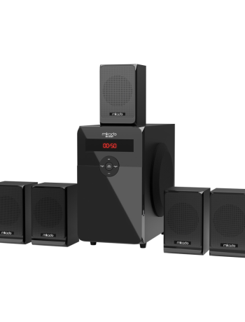 MIKADO MD-582BT 110W 5+1 Masaüstü USB/SD/FM/Bluetooth Siyah Kasa Ev Sinema Sistemi(1923)