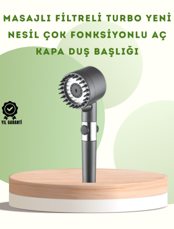 Banyo İçin Filtreli Duş Başlığı Pratik Kullanım