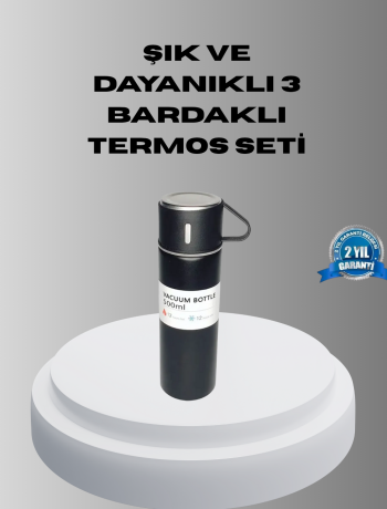 500 ml Vakumlu Termos – Çift Kat Paslanmaz Çelik Sızdırmaz Kapağıyla Sıcak ve Soğuk İçeceklere Özel