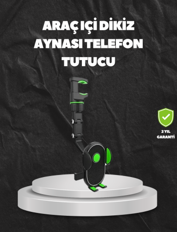Ayarlanabilir Dikiz Aynası Telefon Tutucu Sağlam ve Şık Tasarım