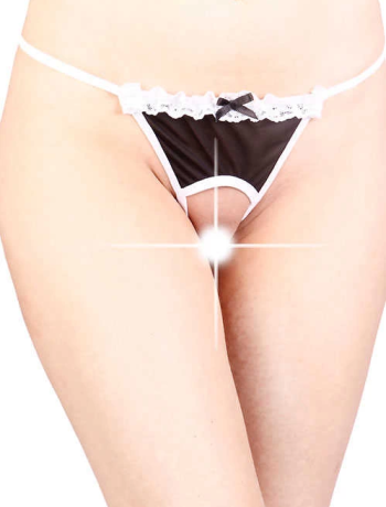 Özel Bölgesi Açık Kurdeleli Tanga TM1162