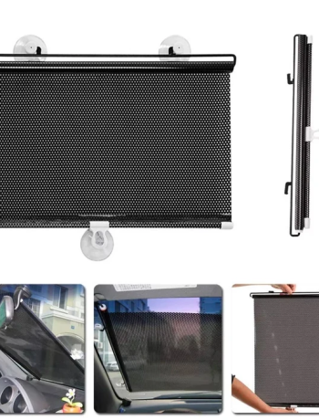 Araba Araç içi Katlanabilir Araç Oto Ön Cam Güneşlik Branda 40x60cm-(5775)