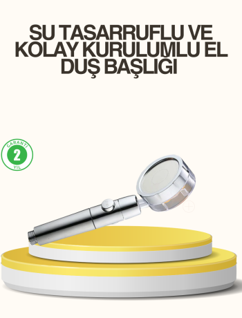 Su Basıncını Artıran Sızdırmaz Duş Başlığı