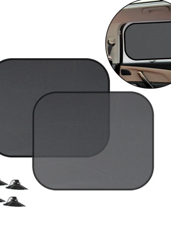 Ally Araç Oto Yan Cam Vantuzlu Güneşlik Kalkan 2 Adet 36x44cm-(5775)