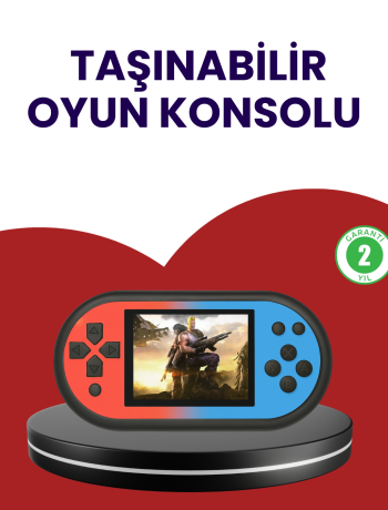 520 Oyunlu El Oyun Konsolu TV Bağlantılı HD LCD Ekranlı