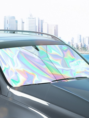 ALLY Araba Güneş Gölge Koruyucu Oto Ön Cam Güneşlik(140cm*70cm) titanyum gümüş katlanabilir-(5775)