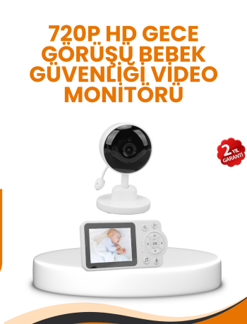 Ebeveyn Kontrollü 2.8 İnç Bebek Monitörü Güvenli İzleme