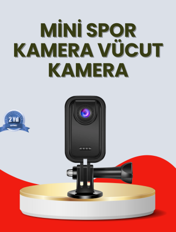 Günlük Kullanıma Uygun Mini Video Kamera Vlog Çekimleri İçin
