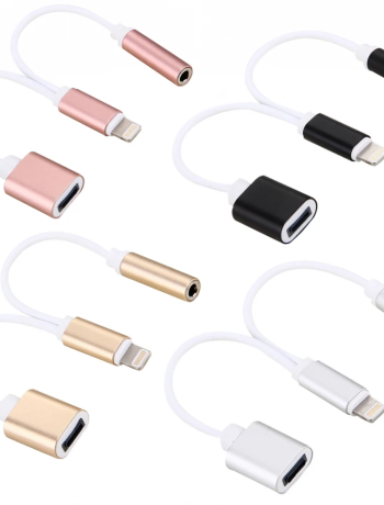 iPhone 14-13-12-11 3.5mm Kulaklık ve Şarj Dönüştürücü-(5775)