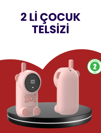 Uzun Menzilli Bebek Telsizi – VOX Modlu Renkli LCD Ekranlı