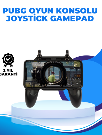 Joystickli ve Tetikleyicili PUBG Mobile Gamepad Oyun Kontrolcüsü