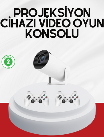 3D Oyun Destekli Kablosuz Ev Sinema Projeksiyon Cihazı